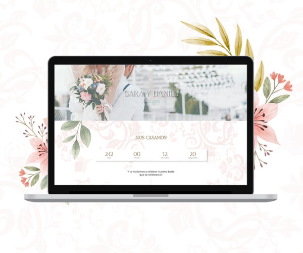 La web de tu boda: estilo Floral