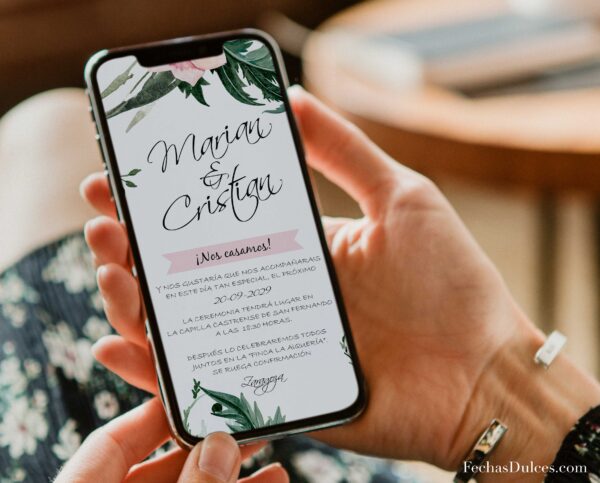 Invitación digital Valeria